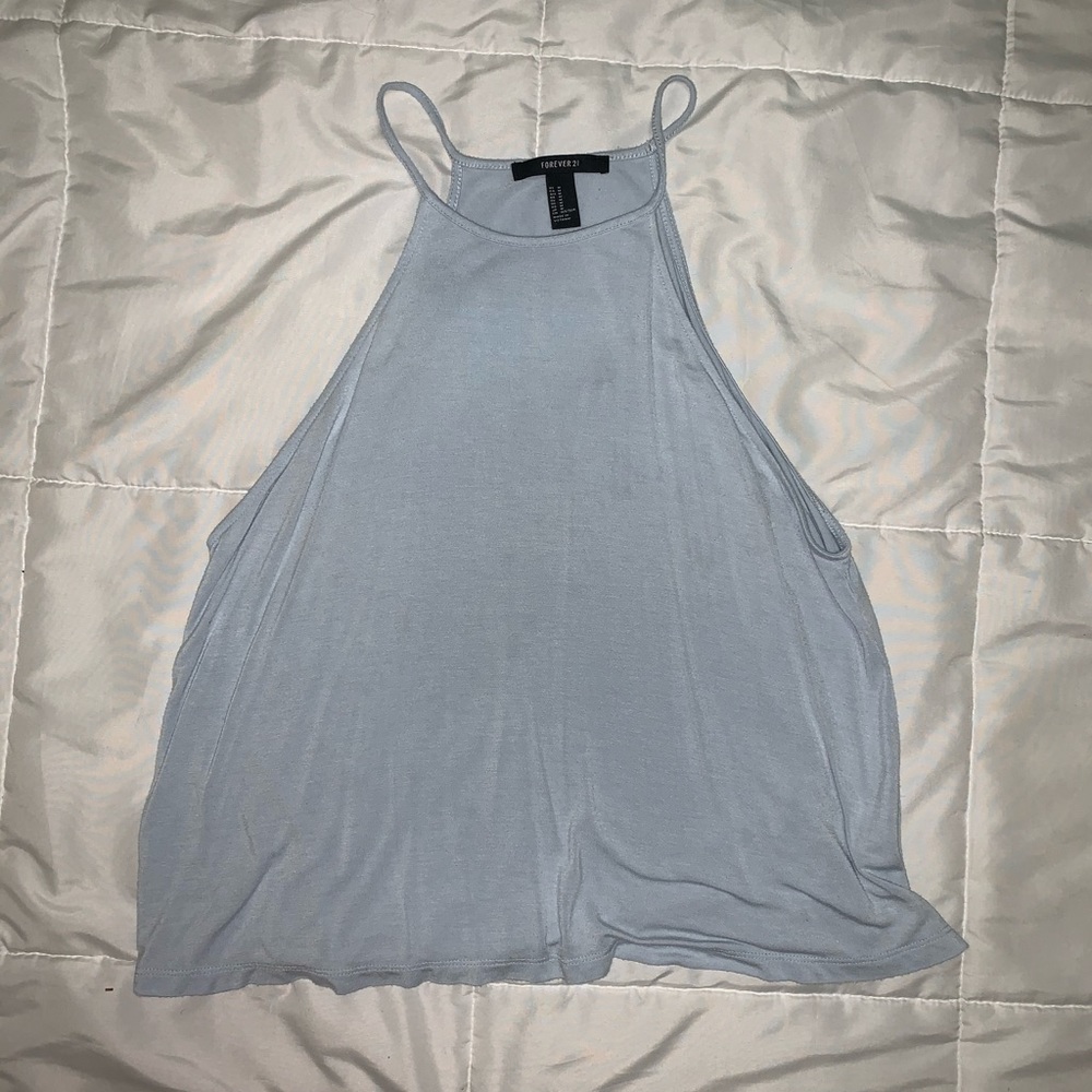 Forever 21 light blue tank top